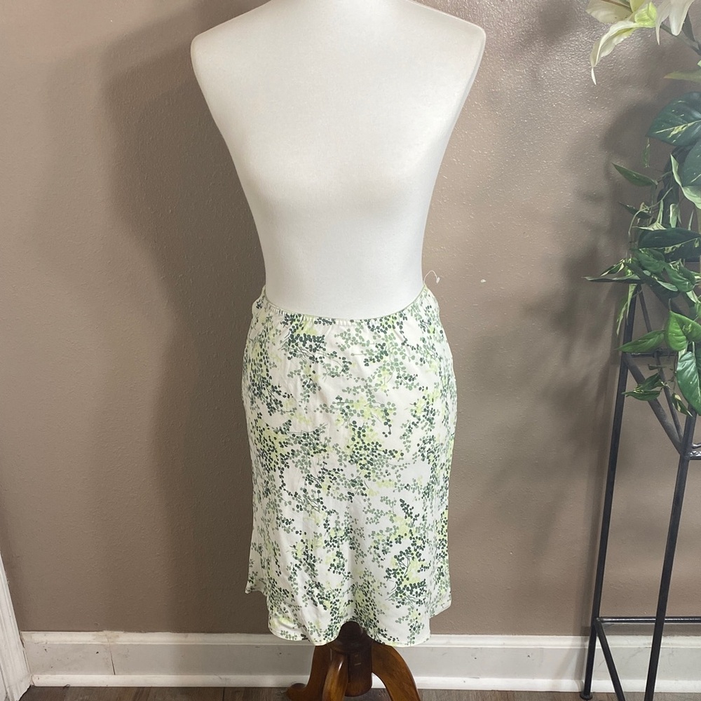 Floral Green Skirt